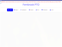 Tablet Screenshot of fernbrookpto.org